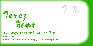 terez nema business card